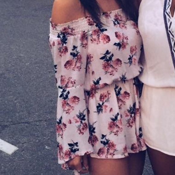 Abercrombie & Fitch floral romper - Picture 5 of 7